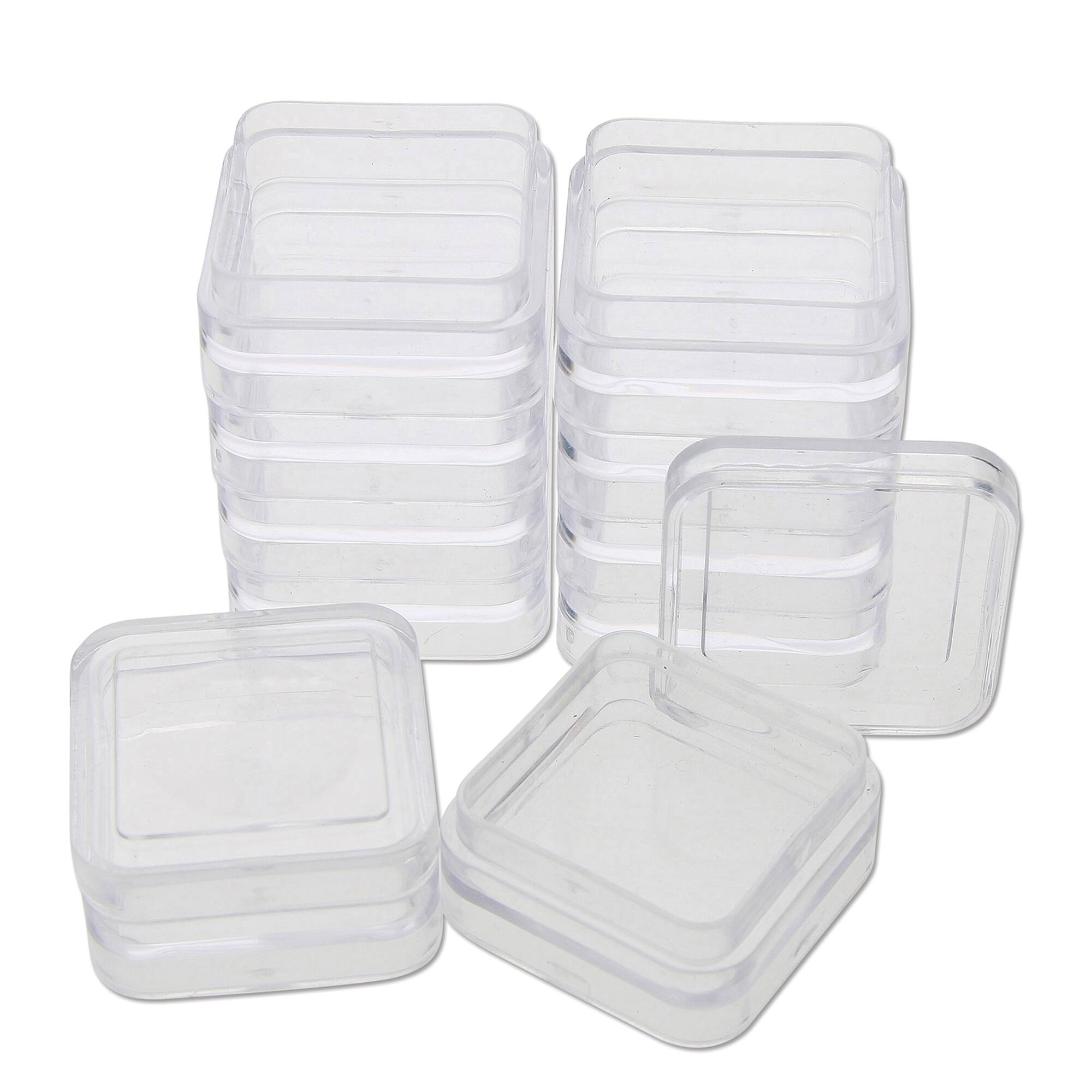 The Beadsmith® Personality Case Square Stacker Jar Set